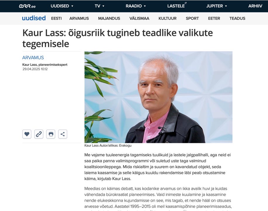 Kaur Lass: Õigusriik tugineb teadlike valikute tegemisele